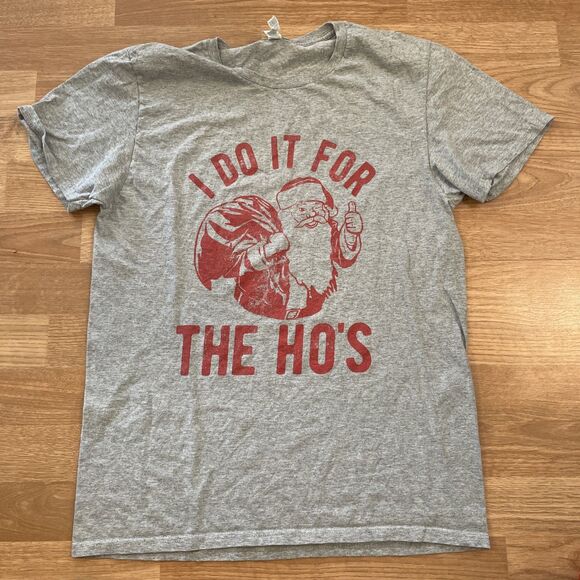 Mens Christmas Shirt LOT Size Medium Lot Of 2 Tees Naughty Santa - Picture 5 of 5